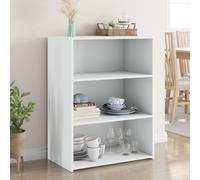 vidaXL Credenza Bianca 70x41x93 cm in Legno Multistrato