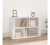vidaXL Credenza Bianca 80x30x54 cm in Legno Multistrato