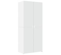 vidaXL Credenza Bianca 80x42,5x185 cm in Legno Multistrato, credenza Alta, Mobile Contenitore, Mobile Alto, Mobile, credenza Laterale, Mobile Buffet