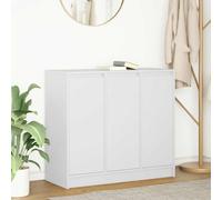 vidaXL Credenza Bianca 85x34x76 cm in Legno Multistrato, armadietto, credenza, Armadio da corridoio, Buffet, Armadio da Cucina, Armadio da Soggiorno