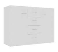 vidaXL Credenza bianca 88x30x75 cm Agglomerato