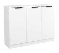 vidaXL Credenza Bianca 90,5x30x70 cm in Legno Multistrato