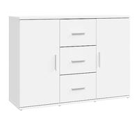 vidaXL Credenza Bianca 91x29,5x65 cm in Legno Multistrato