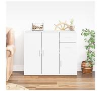 vidaXL Credenza Bianca 91x29,5x75 cm in Legno Multistrato