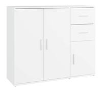 vidaXL Credenza Bianca 91x29,5x75 cm in Legno Multistrato