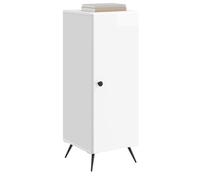 vidaXL Credenza bianca lucida, 33 x 34,5 x 90 cm, in legno di ingegneria, pratico ed elegante, credenza rettangolare per migliorare i vostri spazi abitativi
