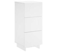 vidaXL Credenza Bianco 33,5 x 34,5 x 75 cm Legno ingegnerizzato