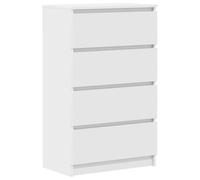 vidaXL Credenza Bianco 60x35x98,5 cm Legno di ingegneria
