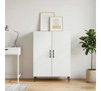 vidaXL Credenza Bianco 66 x 34,5 x 89,5 cm Legno ingegnerizzato, Mobile Vintage per Soggiorno, Contenitore Rettangolare, Spazio Ampio, Legno Ingegnerizzato per Essenziali Dinner