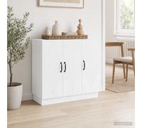 vidaXL Credenza Bianco 89 x 34,5 x 77 cm Legno ingegnerizzato, Soggiorno, Mobile Rettangolare, Buffet Moderni, Sideboard, Eleganti Organizer, Mobili Funzionali, Decor Casa
