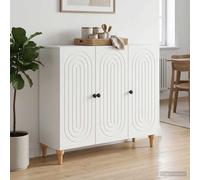 vidaXL Credenza Bianco 89 x 34,5 x 80 cm Legno ingegnerizzato