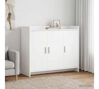 vidaXL Credenza Bianco 98,5 x 33 x 80 cm Legno ingegnerizzato