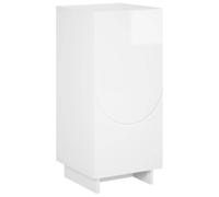 vidaXL Credenza Bianco Lucido 33,5 x 34,5 x 75 cm Legno ingegnerizzato