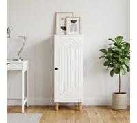 vidaXL Credenza Bianco Lucido 33 x 34,5 x 90 cm Legno ingegnerizzato