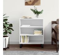 vidaXL Credenza Bianco Lucido 57x35x70 cm in Legno Multistrato