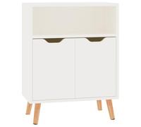 vidaXL Credenza Bianco Lucido 60x30x72 cm in Legno Multistrato