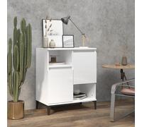 vidaXL Credenza Bianco Lucido 60x35x70 cm in Legno Multistrato