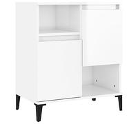 vidaXL Credenza Bianco Lucido 60x35x70 cm in Legno Multistrato