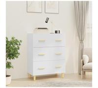 VIDAXL - Credenza Bianco Lucido 70x34x90 Cm In Legno Multistrato