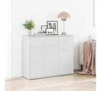 vidaXL Credenza Bianco Lucido 88x30x70 cm in Truciolato