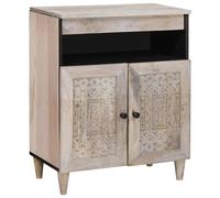 vidaXL Credenza Bianco Sbiancato 60 x 33 x 75 cm