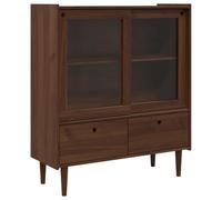 vidaXL Credenza BILBAO Caramello scuro 104 x 40 x 120 cm