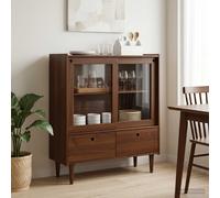 vidaXL Credenza BILBAO Caramello scuro 104 x 40 x 120 cm