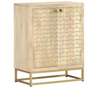 vidaXL Credenza con 2 Ante 55x30x70 cm in Legno Massello di Mango