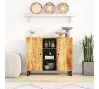 vidaXL Credenza con 2 Ante 90x33x75 cm in Legno Massello di Mango