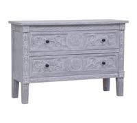 VIDAXL - Credenza Con 2 Cassetti 90x30x60 Cm In Legno Massello Di Mogano
