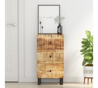 vidaXL Credenza con 3 Cassetti 40x33,5x75 cm Legno Massello di Mango