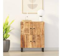 vidaXL Credenza con 4 Ante 60x33x75 cm in Legno Massello di Mango