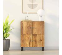 vidaXL Credenza con 4 Ante 60x33x75 cm in Legno Massello di Mango