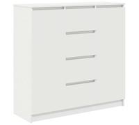 vidaXL Credenza con Cassetti Bianco 100,5x35x98,5 cm Legno Multistrato