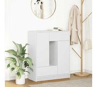 vidaXL Credenza con Cassetti e Ante Bianco 73x31x90 cm, armadietto, Armadio credenza, Armadio da corridoio, Armadio Buffet, Armadio da Cucina
