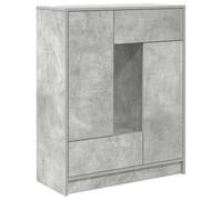 vidaXL Credenza con Cassetti e Ante Grigio Cemento 73x31x90 cm, armadietto, Armadio credenza, Armadio da corridoio, Armadio Buffet, Armadio da Cucina