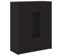 vidaXL Credenza con Cassetti e Ante Rovere Nero 73x31x90 cm, armadietto, Armadio credenza, Armadio da corridoio, Armadio Buffet, Armadio da Cucina