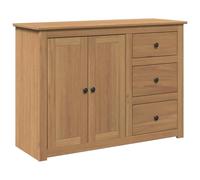 vidaXL Credenza con Cassetti Panama 112x40x80cm Legno Massello di Pino, credenza con Ante, Mobile da Soggiorno, credenza in Legno, credenza da Cucina