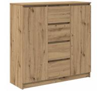 vidaXL Credenza con Cassetti Rovere Artigianale 100,5x35x98,5 cm, Mobile Contenitore, Mobile credenza, Armadio corridoio, Mobile Buffet
