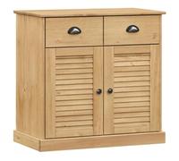 vidaXL Credenza con Cassetti Vigo 78x40x75cm Legno Massello Pino, Mobile da Soggiorno, Cucina, Corridore, Sala da Pranzo, Marrone