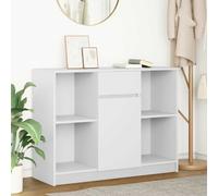 vidaXL Credenza con Cassetto Bianco 101x35x76 cm in Legno Multistrato