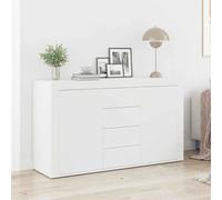 vidaXL Credenza con cassetto Bianco 120 x 36 x 69 cm Legno multistrato