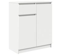vidaXL Credenza con Cassetto Bianco 71x35x84 cm in Legno Multistrato, Mobile Contenitore, Mobile credenza, Armadio corridoio, Mobile Buffet