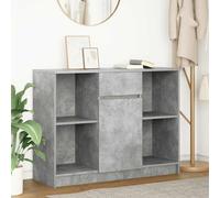 vidaXL Credenza con Cassetto Grigio Cemento 101x35x76 cm in Truciolato