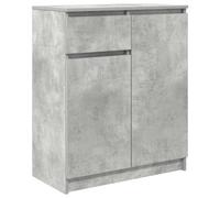vidaXL Credenza con Cassetto Grigio Cemento 71x35x84 cm in Truciolato, Mobile Contenitore, Mobile credenza, Armadio corridoio, Mobile Buffet