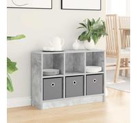 vidaXL Credenza con cassetto Grigio cemento 73,5 x 22,5 x 53,5 cm