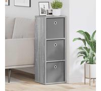 vidaXL Credenza con cassetto Grigio Sonoma 30,5 x 27 x 84,5 cm