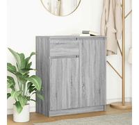 vidaXL Credenza con Cassetto Grigio Sonoma 71x35x84 cm in Truciolato