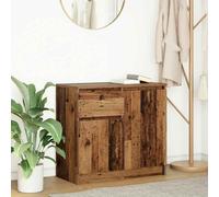 vidaXL Credenza con Cassetto Legno Antico 71x35x65 cm in Truciolato