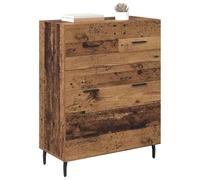 vidaXL Credenza con cassetto Legno Vecchio 69,5 x 34 x 90 cm, Tavolo Console Moderno, Rettangolare per Il Soggiorno, credenza Robusta, Ampi cassetti, organizzatori per la casa
